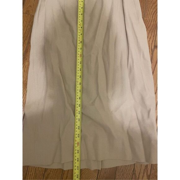 Vintage Mahoney’s beige tan faux fur blazer 2 piece skirt set size medium - Picture 14 of 15